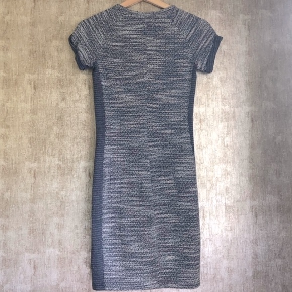 Marine Layer Tweed Blue Mini-Dress - Picture 7 of 9